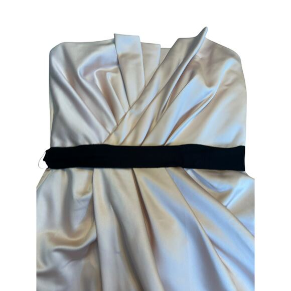 WHITE by Vera Wang Pink Strapless Cocktail Dress - Size 10 - Picture 12 of 16